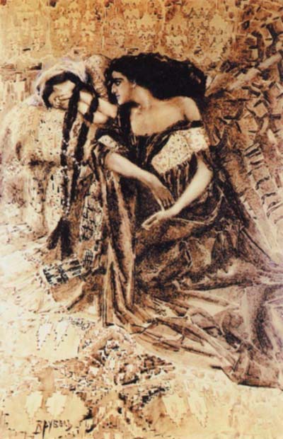 Сочинение описание по картине Врубеля Тамара и Демон Михаила