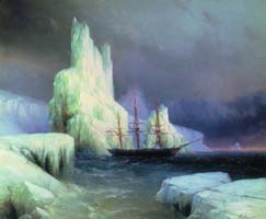 Сочинение-описание картины Айвазовского Ледяные горы в Антарктиде