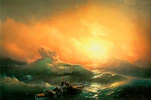 Сочинение-описание по картине Айвазовского Девятый вал