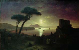 Сочинение описание по картине Айвазовского Неаполитанский залив в лунном свете