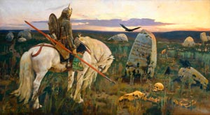 Сочинение описание по картине Васнецова Витязь на распутье